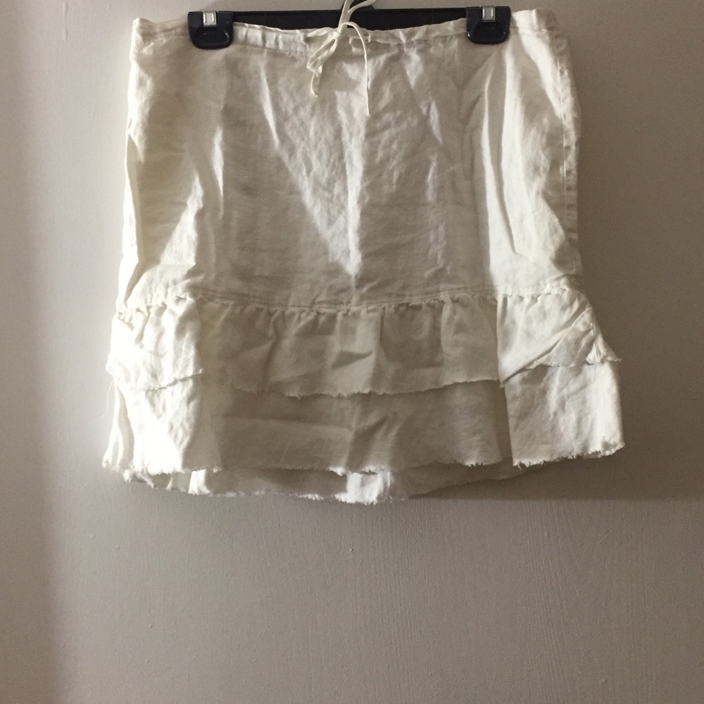 White skirt